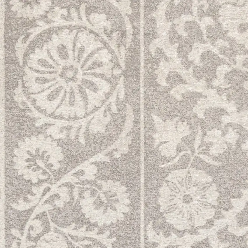 Beige And Gray Tribal Washable Area Rug With UV Protection Photo 7