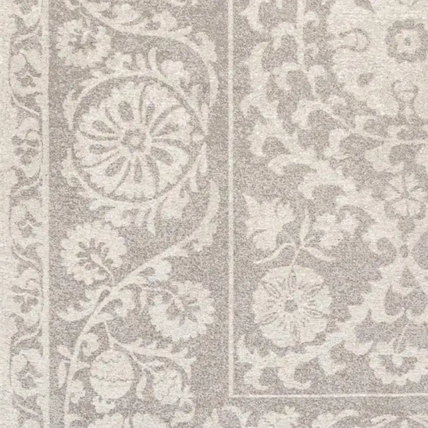 Beige And Gray Tribal Washable Area Rug With UV Protection Photo 4