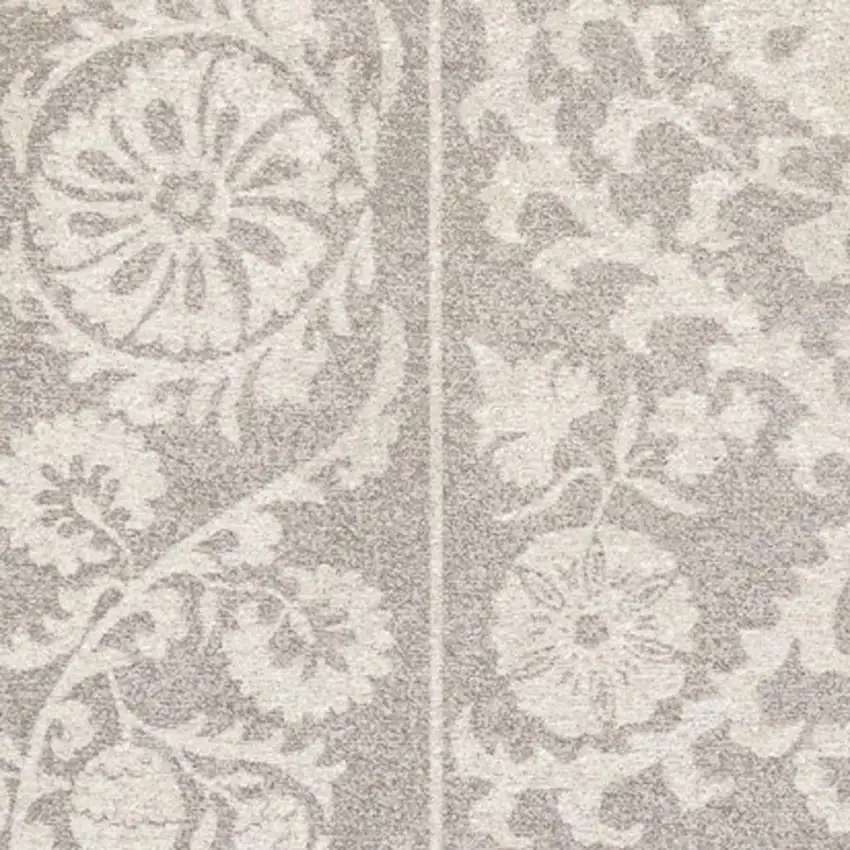 Beige And Gray Tribal Washable Area Rug With UV Protection Photo 3