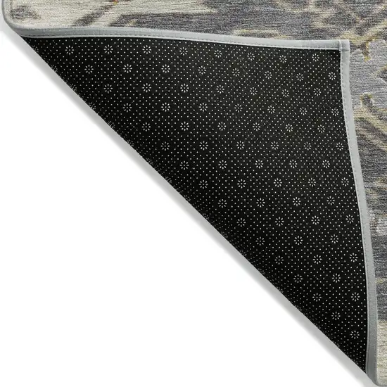 Beige And Gray Tribal Washable Indoor Outdoor Area Rug Photo 7
