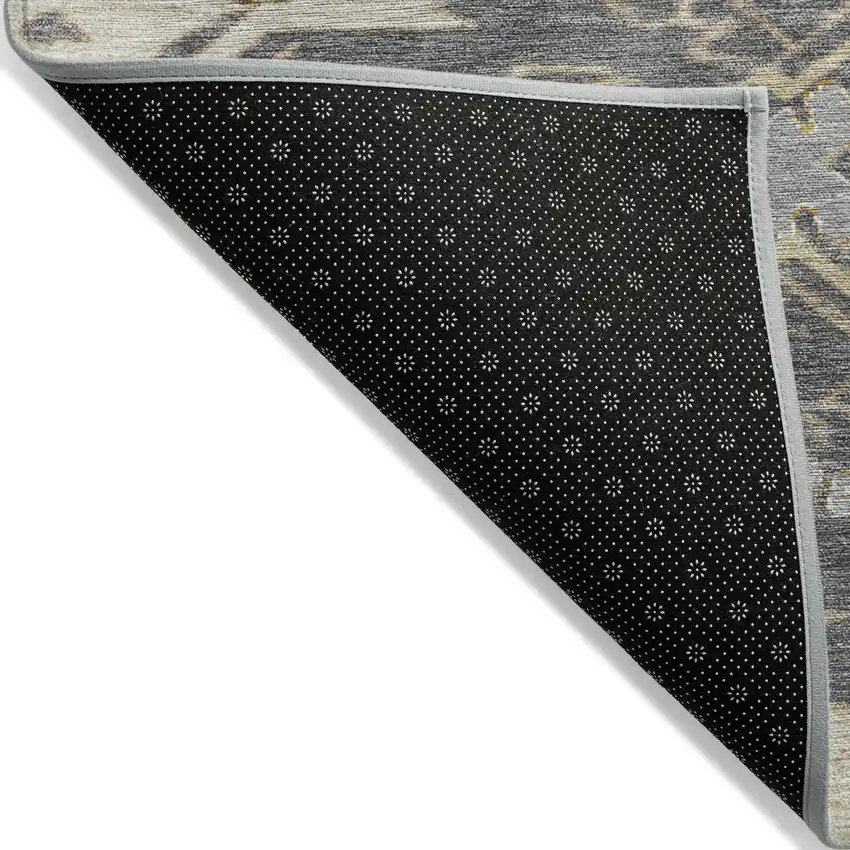 Beige And Gray Tribal Washable Indoor Outdoor Area Rug Photo 7