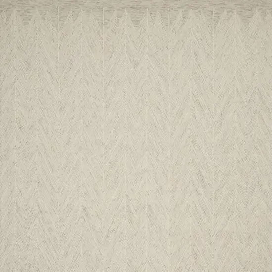 Beige And Gray Wool Chevron Area Rug Photo 3