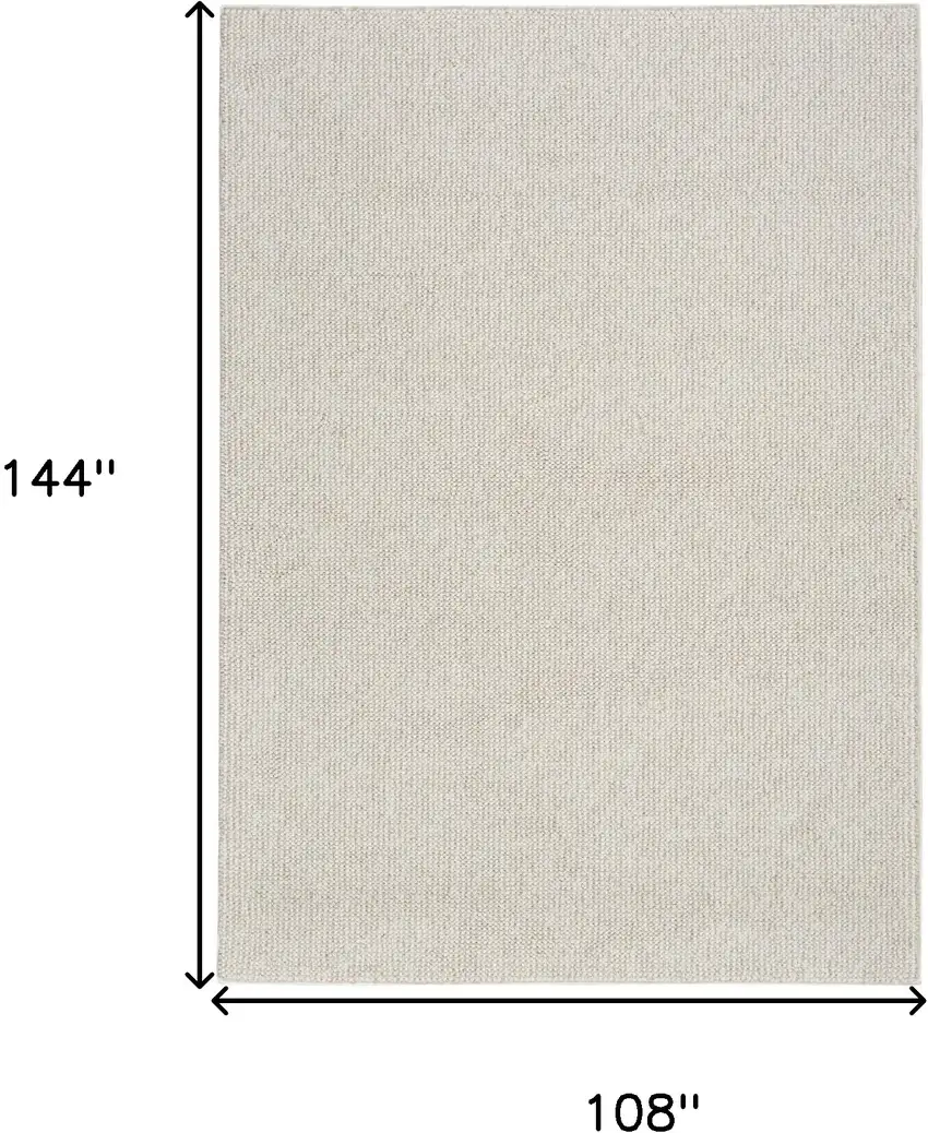 Beige And Ivory Abstract Area Rug Photo 3