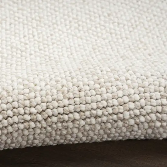 Beige And Ivory Abstract Area Rug Photo 8