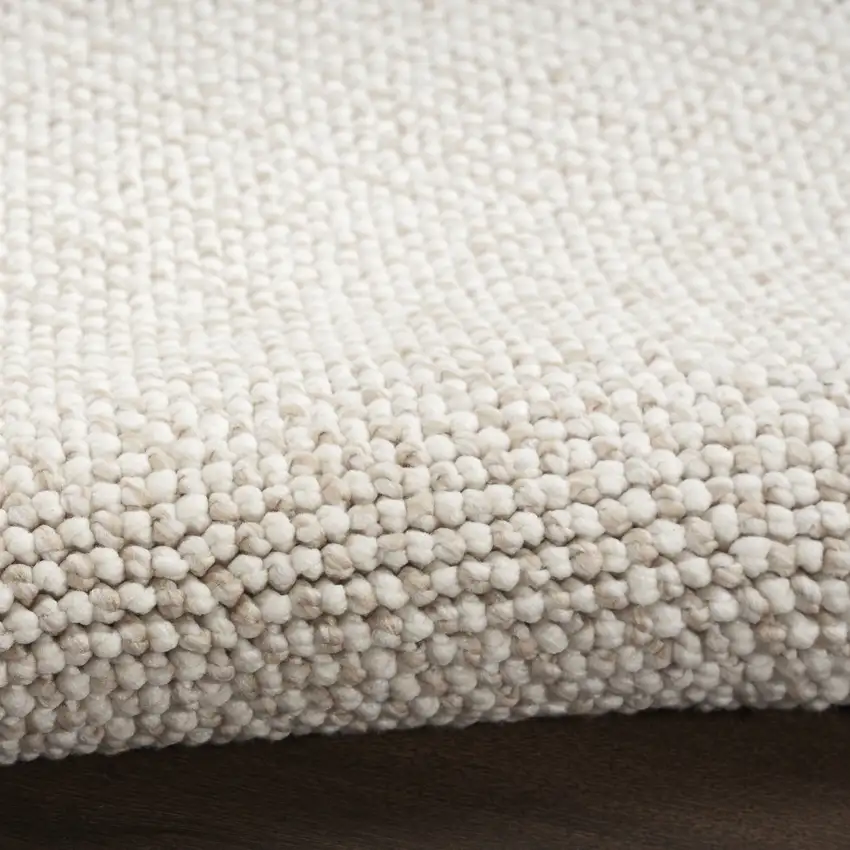 Beige And Ivory Abstract Area Rug Photo 8
