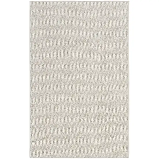 Beige And Ivory Abstract Area Rug Photo 2