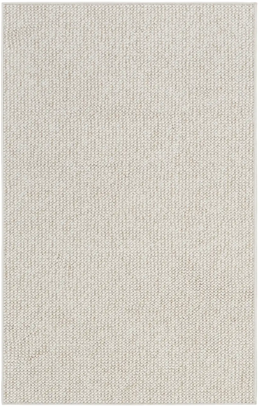 Beige And Ivory Abstract Area Rug Photo 2