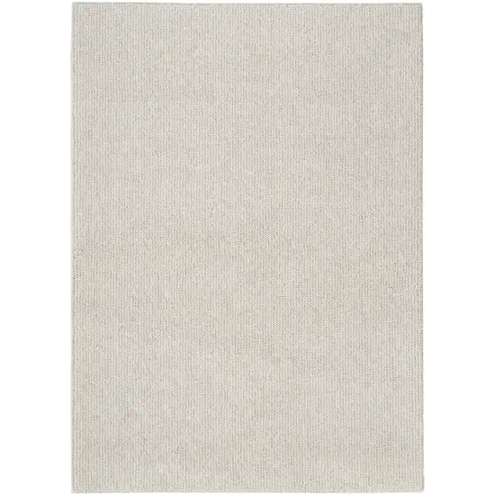 Beige And Ivory Abstract Area Rug Photo 7