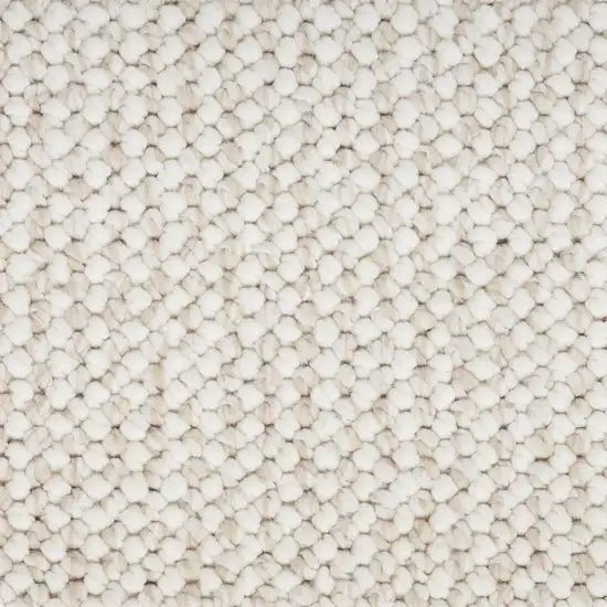 Beige And Ivory Abstract Area Rug Photo 9