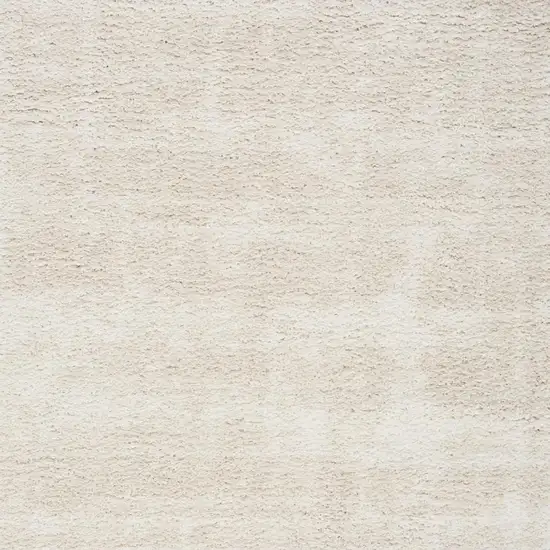 Beige And Ivory Abstract Shag Distressed Area Rug Photo 3