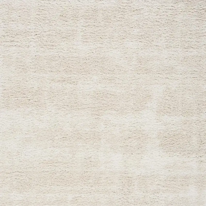 Beige And Ivory Abstract Shag Distressed Area Rug Photo 3