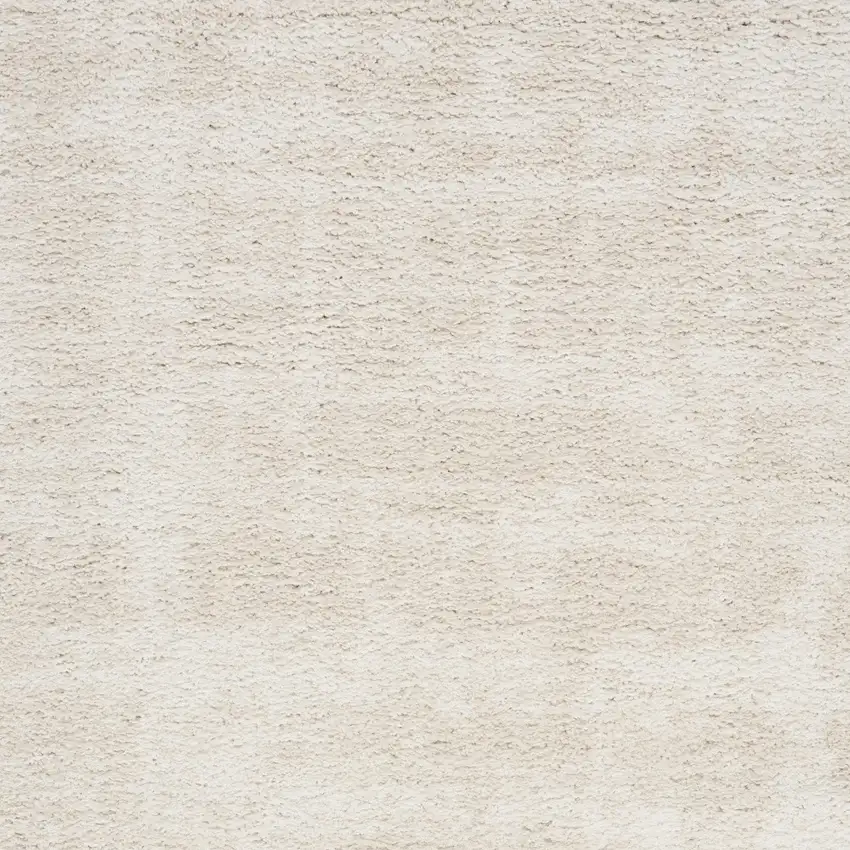 Beige And Ivory Abstract Shag Distressed Area Rug Photo 8