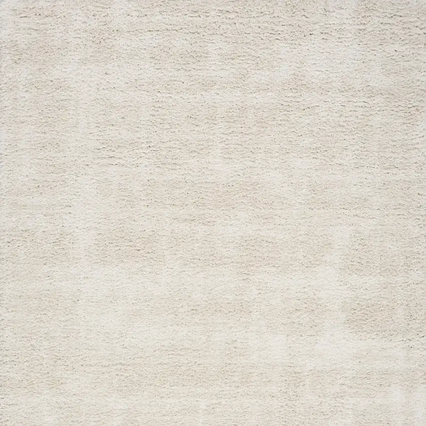 Beige And Ivory Abstract Shag Distressed Area Rug Photo 9