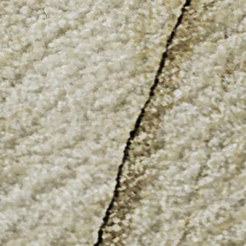 Beige And Ivory Abstract Washable Area Rug With UV Protection Photo 4