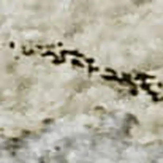 Beige And Ivory Abstract Washable Area Rug With UV Protection Photo 3