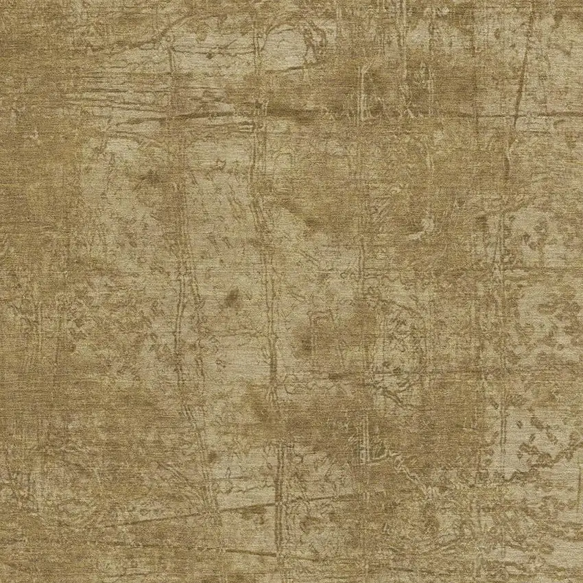 Beige And Ivory Abstract Washable Area Rug With UV Protection Photo 3