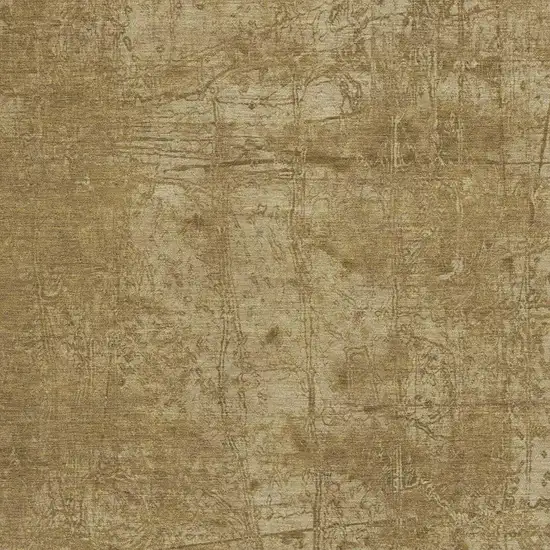 Beige And Ivory Abstract Washable Area Rug With UV Protection Photo 3