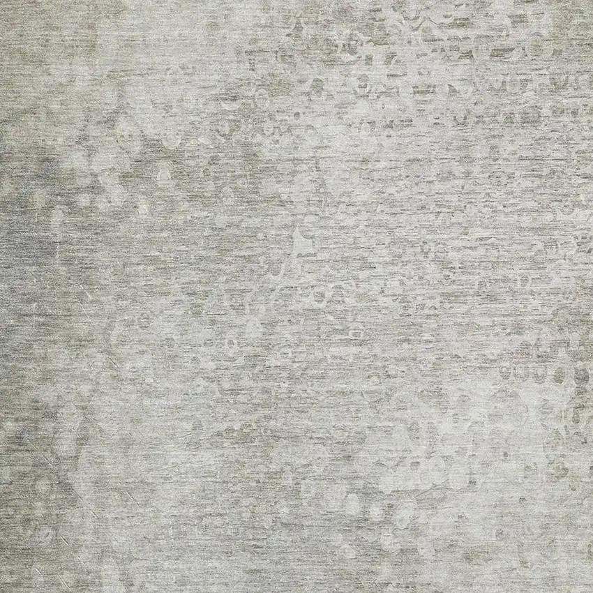 Beige And Ivory Abstract Washable Area Rug With UV Protection Photo 8