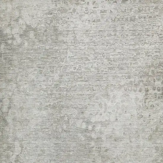 Beige And Ivory Abstract Washable Area Rug With UV Protection Photo 3