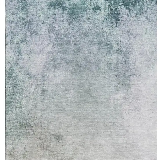 Beige And Ivory Abstract Washable Area Rug With UV Protection Photo 8