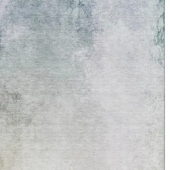 Beige And Ivory Abstract Washable Area Rug With UV Protection Photo 8