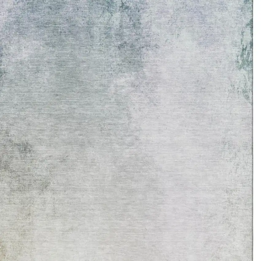 Beige And Ivory Abstract Washable Area Rug With UV Protection Photo 8