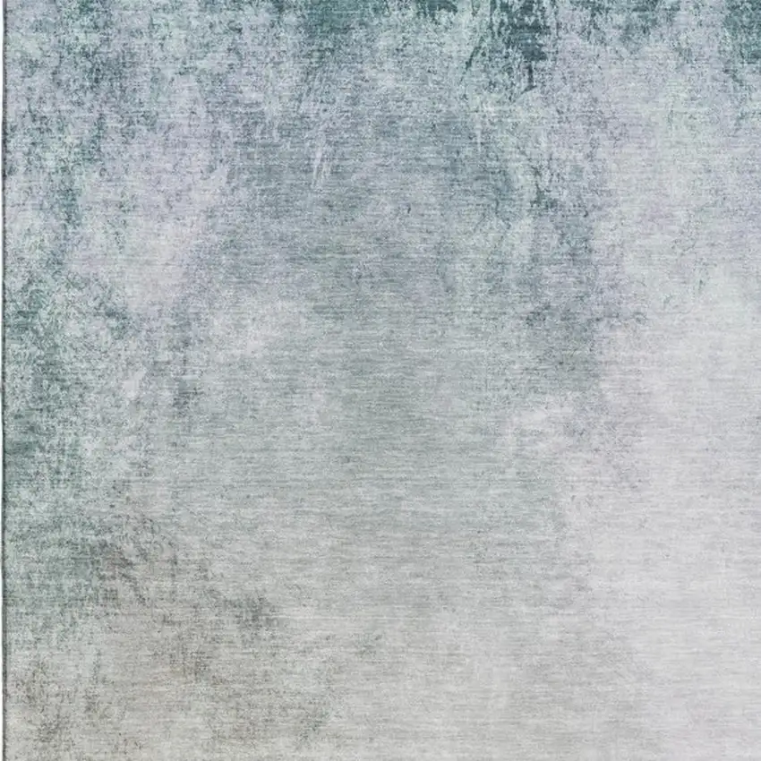 Beige And Ivory Abstract Washable Area Rug With UV Protection Photo 5