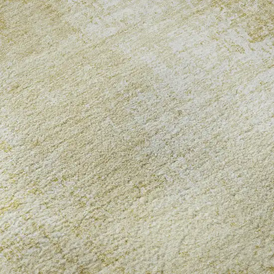 Beige And Ivory Abstract Washable Area Rug With UV Protection Photo 1