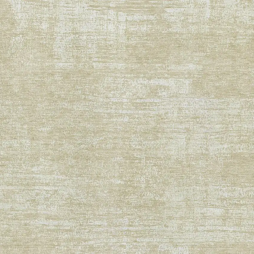 Beige And Ivory Abstract Washable Area Rug With UV Protection Photo 4