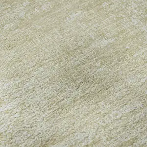 Photo of Beige And Ivory Abstract Washable Area Rug With UV Protection