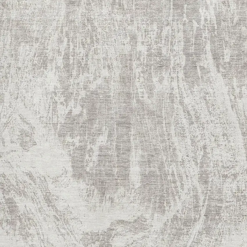 Beige And Ivory Abstract Washable Area Rug With UV Protection Photo 2