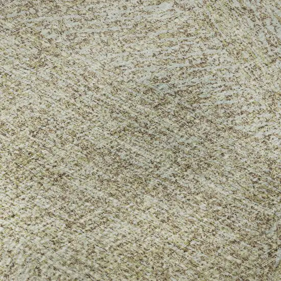 Beige And Ivory Abstract Washable Area Rug With UV Protection Photo 7