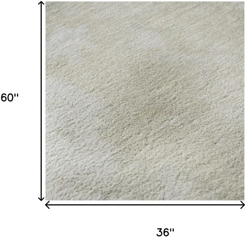 Beige And Ivory Abstract Washable Area Rug With UV Protection Photo 9