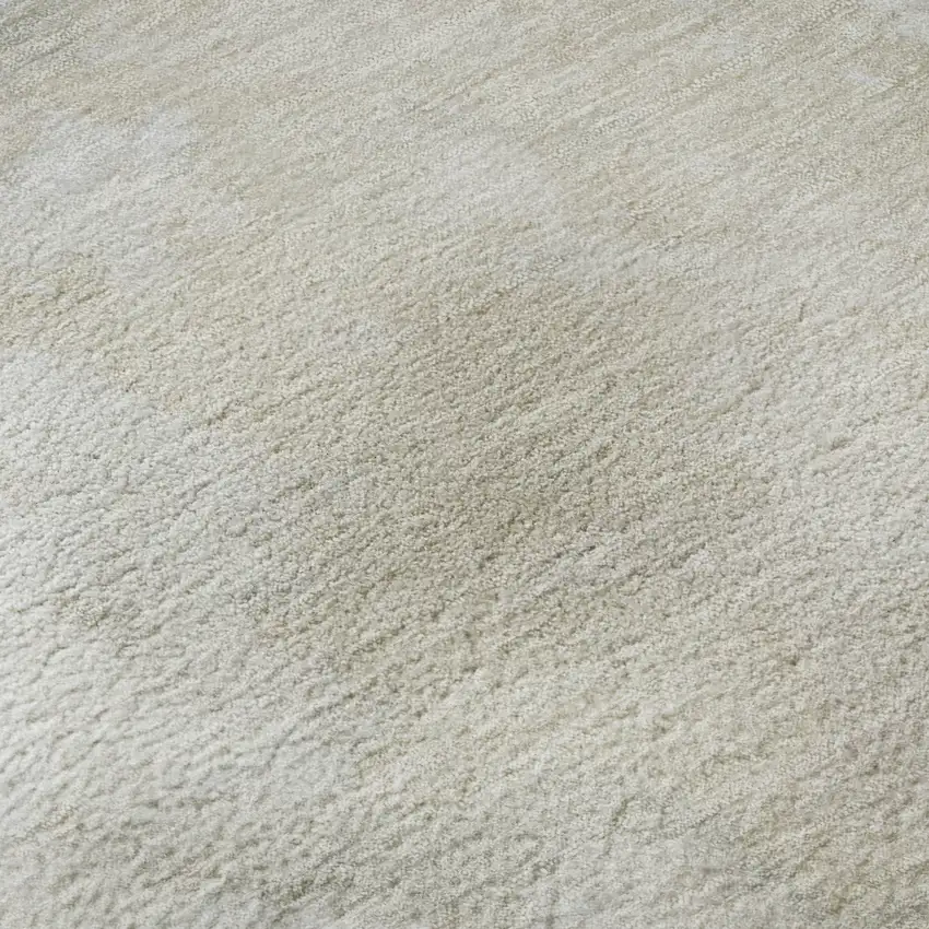 Beige And Ivory Abstract Washable Area Rug With UV Protection Photo 1