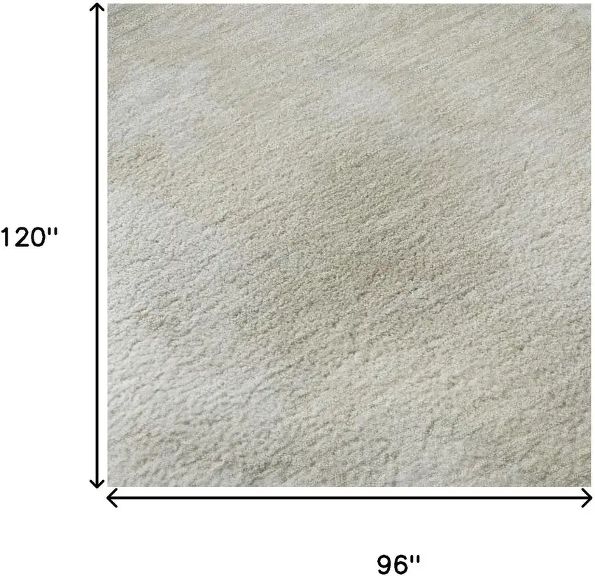 Beige And Ivory Abstract Washable Area Rug With UV Protection Photo 8