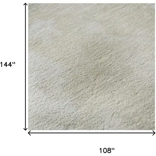 Beige And Ivory Abstract Washable Area Rug With UV Protection Photo 9