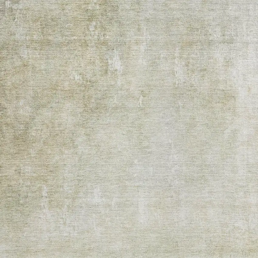 Beige And Ivory Abstract Washable Indoor Outdoor Area Rug Photo 3