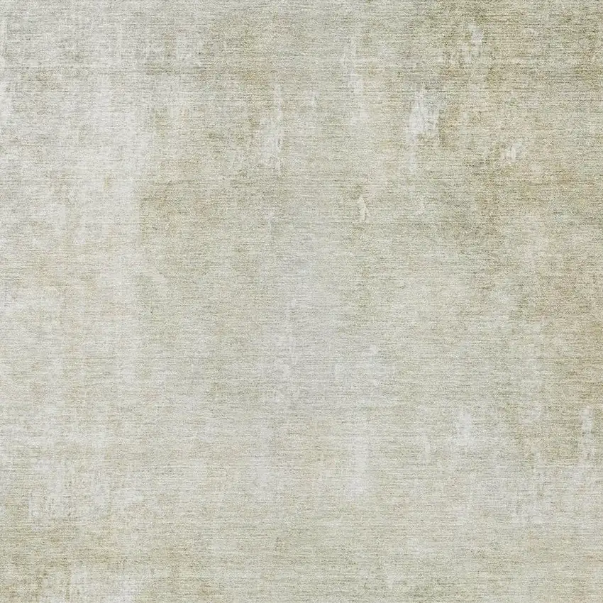 Beige And Ivory Abstract Washable Indoor Outdoor Area Rug Photo 3