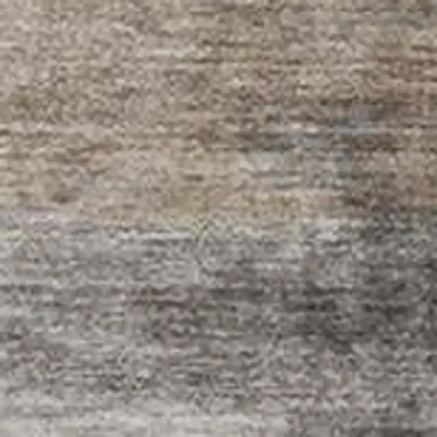 Beige And Ivory Abstract Washable Indoor Outdoor Area Rug Photo 3