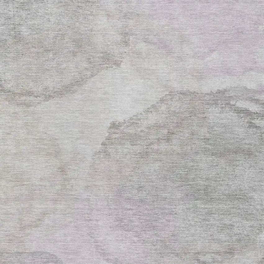 Beige And Ivory Abstract Washable Indoor Outdoor Area Rug Photo 2