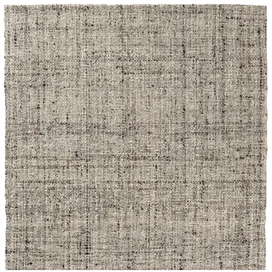Beige And Ivory Checkered Hand Woven Area Rug Photo 5
