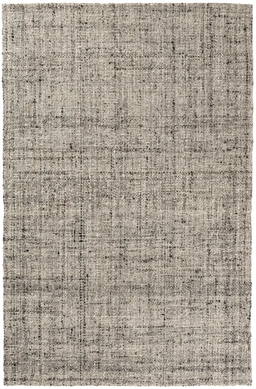 Beige And Ivory Checkered Hand Woven Area Rug Photo 2