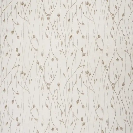 Beige And Ivory Floral Area Rug Photo 3