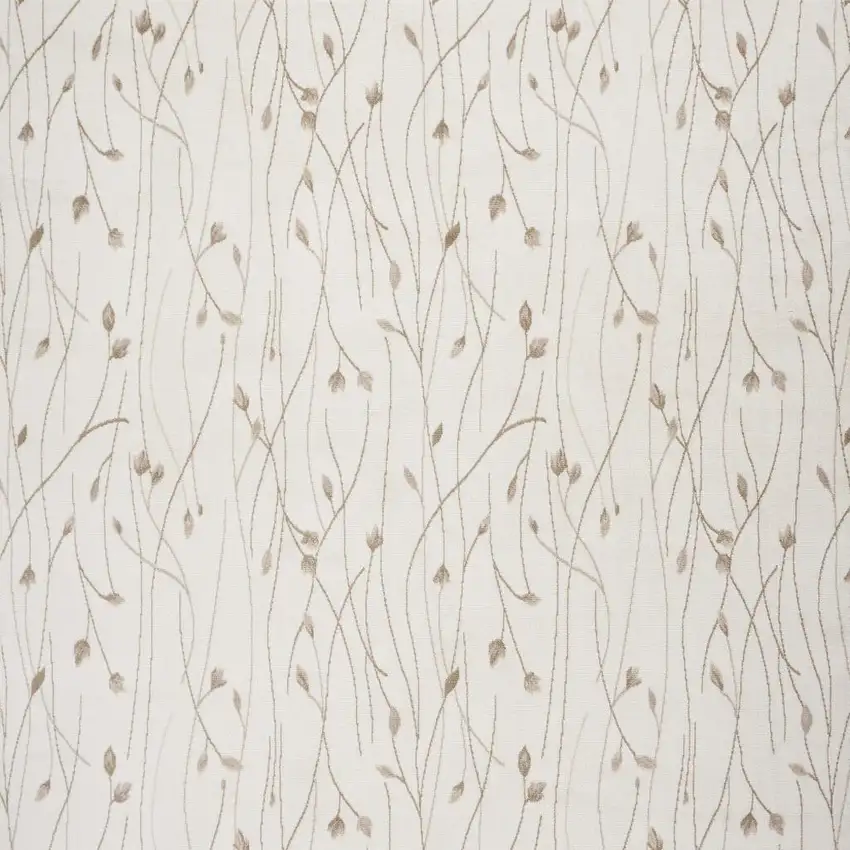 Beige And Ivory Floral Area Rug Photo 3