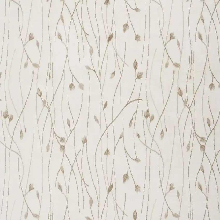 Beige And Ivory Floral Area Rug Photo 2
