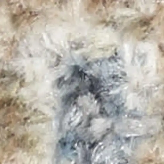 Beige And Ivory Floral Medallion Washable Area Rug Photo 3