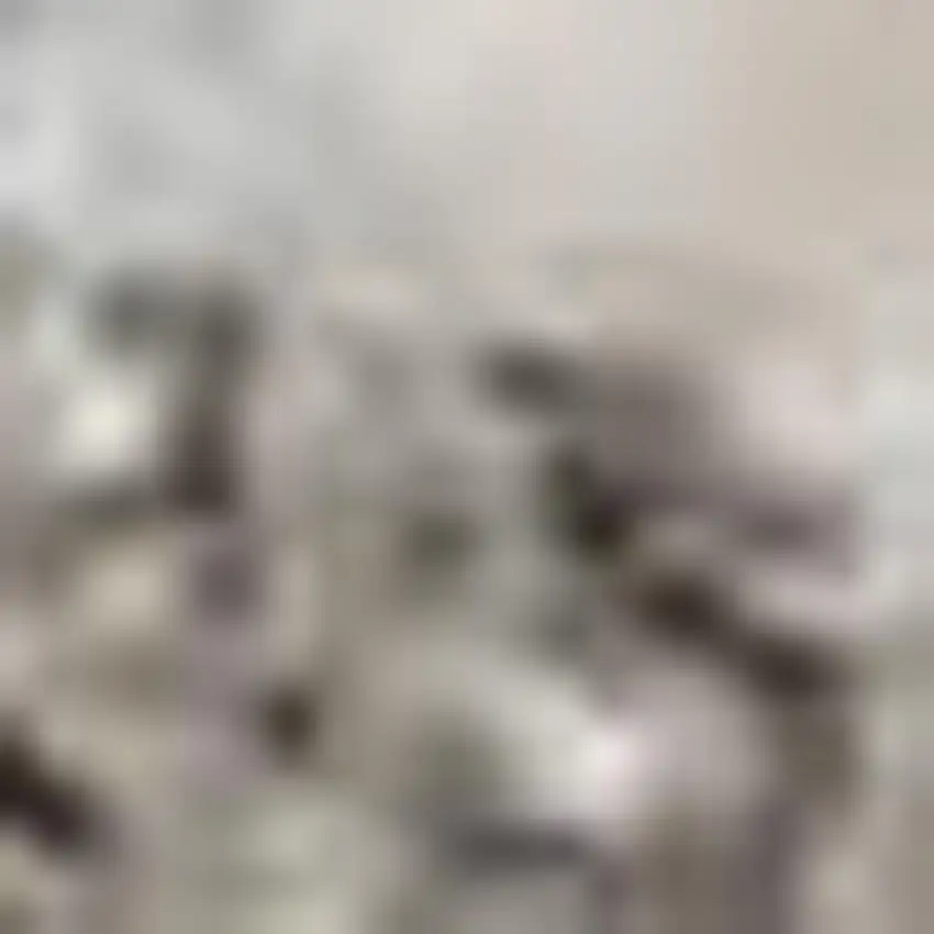 Beige And Ivory Geometric Area Rug Photo 2