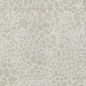 Photo of Beige And Ivory Geometric Washable Indoor Outdoor Area Rug