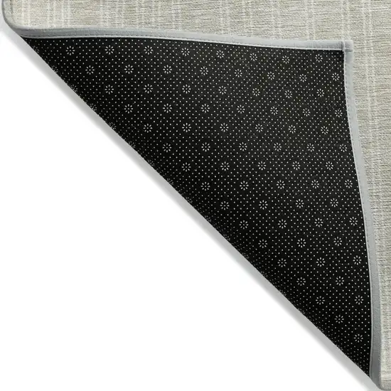 Beige And Ivory Geometric Washable Indoor Outdoor Area Rug Photo 3