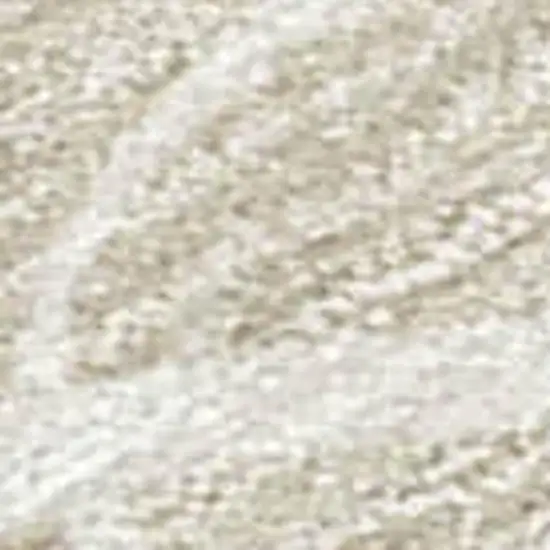 Beige And Ivory Geometric Washable Indoor Outdoor Area Rug Photo 2